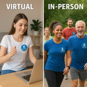 Featured image for Virtual vs. In-Person Walkathons The 2026 Showdown